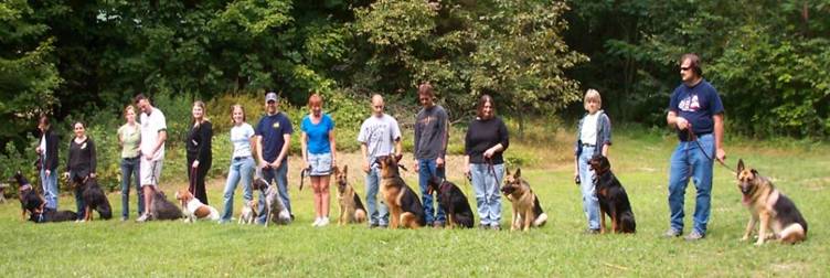 Fortunate K9 Ruff crowd group dog training class in NH