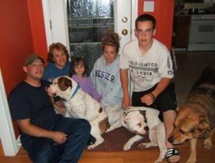 Olde English Bulldogges from Dracut MA dog obedience trained at boarding school