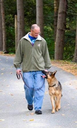 Fortunate Canine student Siren.  NH dog training  German Shepherd dog training