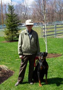 Don Eddy and Laddie travelled all the way from NJ to get help with their dog obedience problems